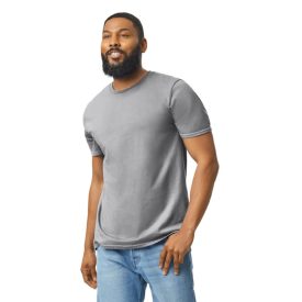 Gildan póló SoftStyle 150 melírozott szürke