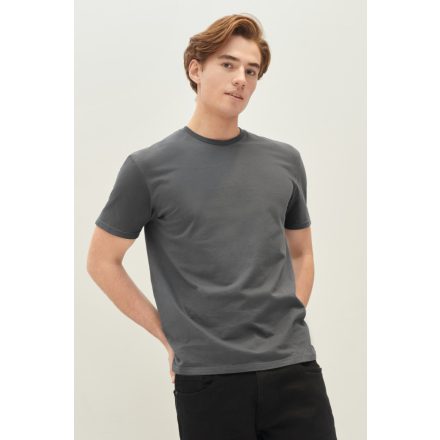 Gildan póló SoftStyle 150 melírozott vulkánszürke