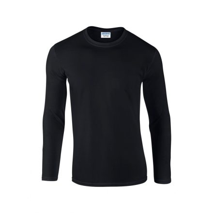 Gildan hosszú ujjú póló Softstyle 153 fekete
