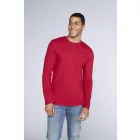 Gildan hosszú ujjú póló Softstyle 153 piros