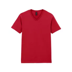 Gildan póló Softstyle 153 meggypiros