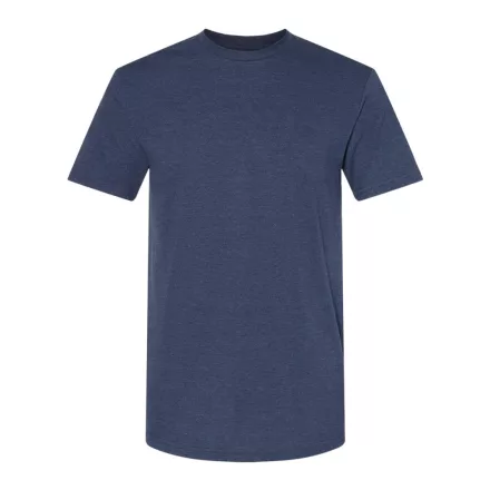 Gildan póló SoftStyle CVC 156 melírozott tengerkék