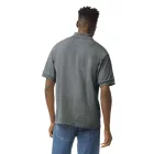 Gildan galléros póló DryBlend Jersey 203 melírozott szürke