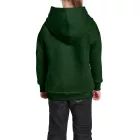Gildan gyermek pulóver Heavy Blend Hooded 270 erdész zöld