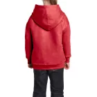 Gildan gyermek pulóver Heavy Blend Hooded 270 melírozott piros