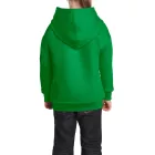 Gildan gyermek pulóver Heavy Blend Hooded 270 fűzöld
