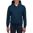 Gildan gyermek pulóver Heavy Blend Hooded 270 tengerkék
