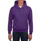 Gildan gyermek pulóver Heavy Blend Hooded 270 lila
