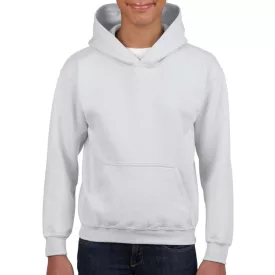 Gildan gyermek pulóver Heavy Blend Hooded 270 fehér