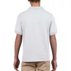 Gildan galléros gyerek póló DryBlend Jersey 198 fehér