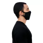 Gildan kétrétegű textil szájmaszk Everyday fekete