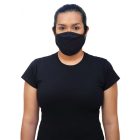 Gildan kétrétegű textil szájmaszk Everyday fekete