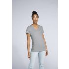 Gildan női póló Premium Cotton 185 melírozott szürke