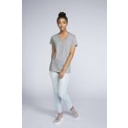 Gildan női póló Premium Cotton 185 melírozott szürke