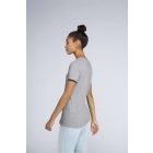 Gildan női póló Premium Cotton 185 melírozott szürke