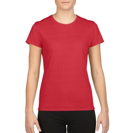Gildan női póló Performance 170 piros