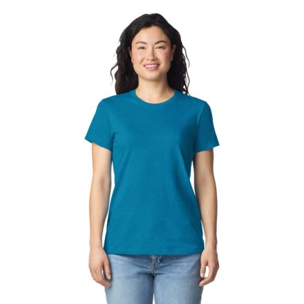 Gildan női póló SoftStyle 150 zafír