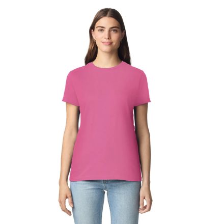 Gildan női póló SoftStyle 150 azálea