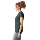 Gildan női póló SoftStyle 150 melírozott sötétszürke