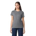 Gildan női póló SoftStyle 150 melírozott grafitszürke