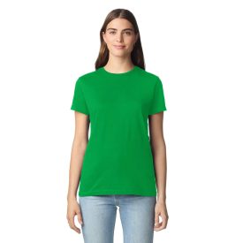 Gildan női póló SoftStyle 150 fűzöld