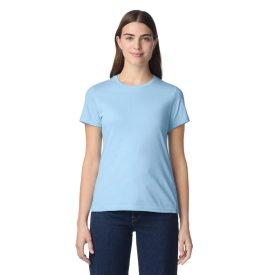 Gildan női póló SoftStyle 150 világoskék