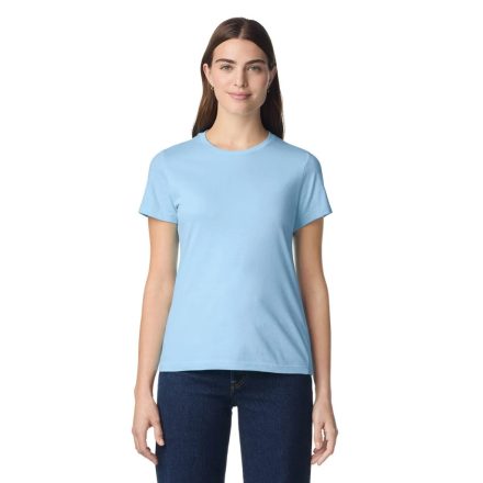Gildan női póló SoftStyle 150 világoskék