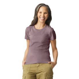 Gildan női póló SoftStyle 150 halványlila