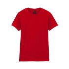 Gildan női póló SoftStyle 150 piros