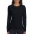 Gildan hosszú ujjú női póló Softstyle 153 fekete