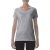 Gildan női póló Softstyle Deep Scoop 153 melírozott világosszürke