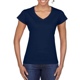 Gildan női póló Softstyle 153 tengerkék