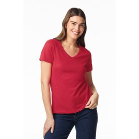Gildan női póló Softstyle 153 piros