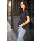 Gildan női póló SoftStyle CVC 156 fekete