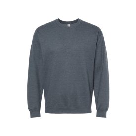   Gildan pulóver SoftStyle Midweight 285 melírozott sötétszürke