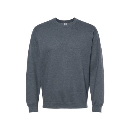 Gildan pulóver SoftStyle Midweight 285 melírozott sötétszürke