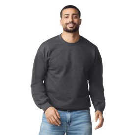 Gildan pulóver SoftStyle Midweight 285 melírozott fekete