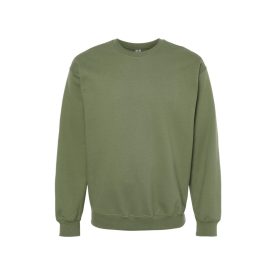 Gildan pulóver SoftStyle Midweight 285 military