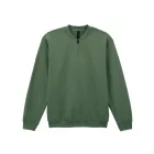 Gildan pulóver SoftStyle Midweight 1/4 Zip 285 military