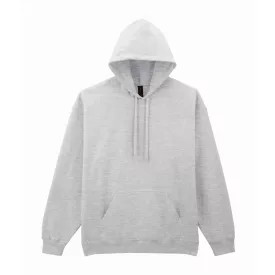   Gildan pulóver SoftStyle Midweight Hoodie 285 melírozott hamuszürke