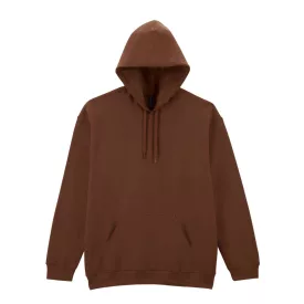 Gildan pulóver SoftStyle Midweight Hoodie 285 kakaó
