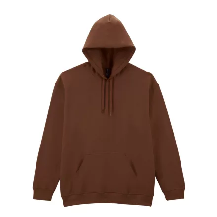 Gildan pulóver SoftStyle Midweight Hoodie 285 kakaó