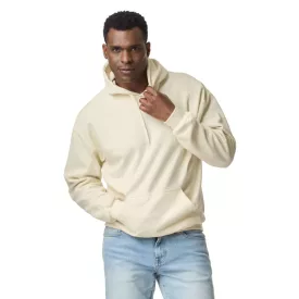 Gildan pulóver SoftStyle Midweight Hoodie 285 törtfehér