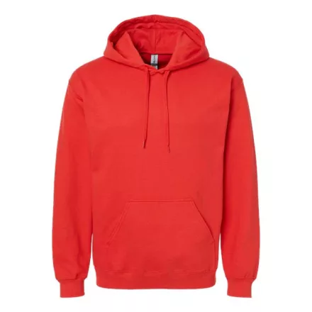 Gildan pulóver SoftStyle Midweight Hoodie 285 piros
