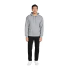 Gildan pulóver SoftStyle Midweight Hoodie 285 melírozott szürke