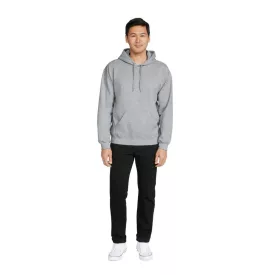   Gildan pulóver SoftStyle Midweight Hoodie 285 melírozott szürke