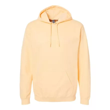 Gildan pulóver SoftStyle Midweight Hoodie 285 sárga