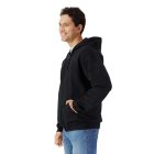 Gildan pulóver SoftStyle Midweight FZ Hoodie 285 fekete