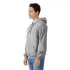 Gildan pulóver SoftStyle Midweight FZ Hoodie 285 melírozott szürke