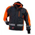   Urgent jól láthatósági téli kabát 8368 grafit-neon narancs